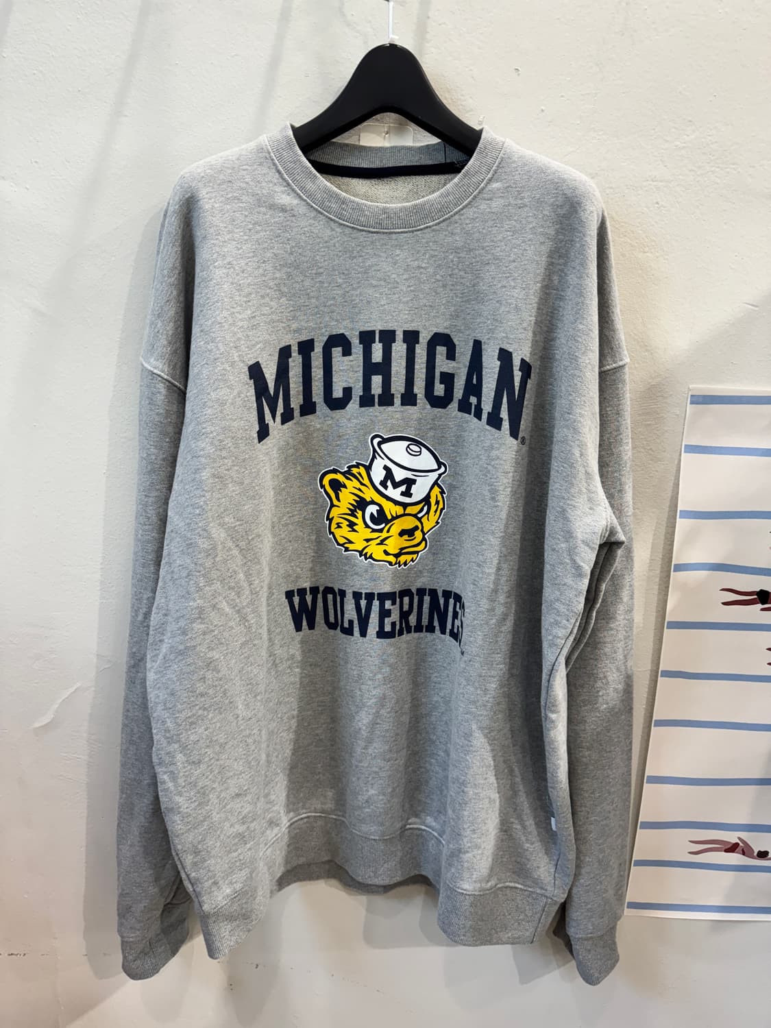 vintage 프린트 맨투맨 상품이미지1