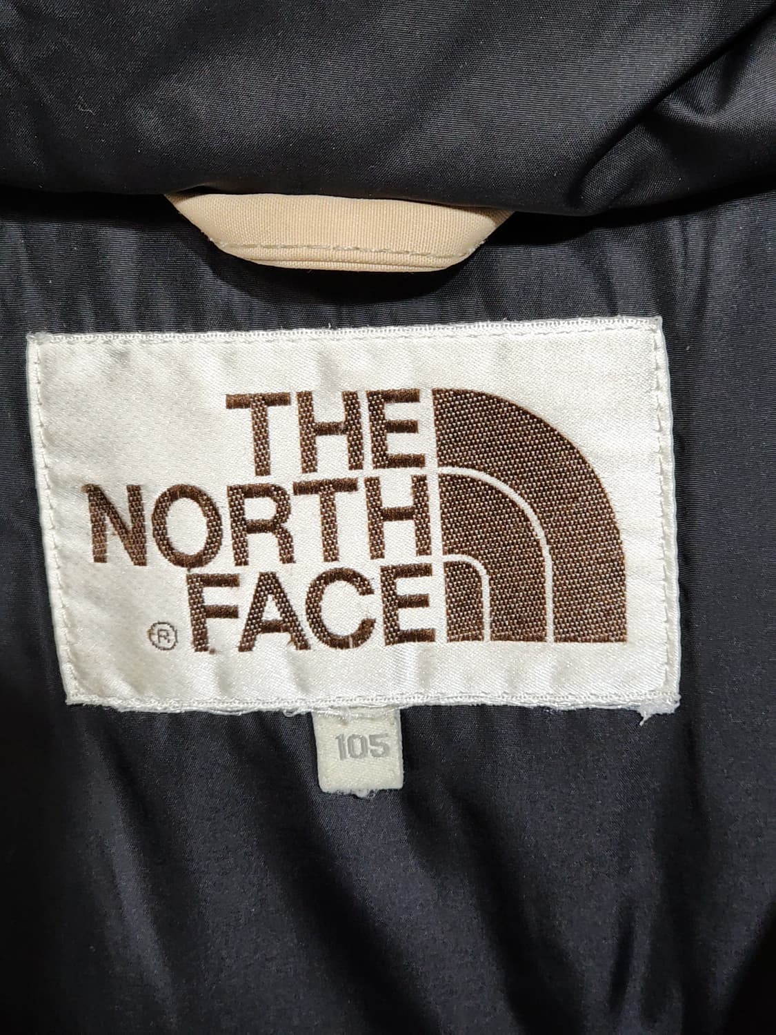 (105) 노스페이스 거위털 패딩점퍼 베이지 800 구스다운 후드자켓  상품이미지3