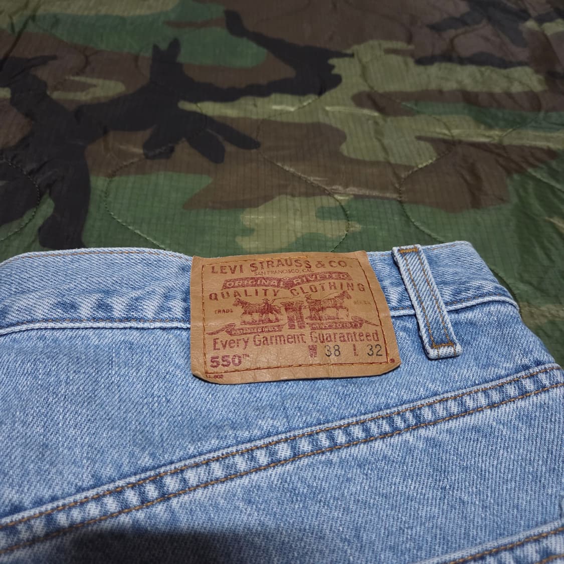 90s Vintage Levi`s 550 Red Tab 상품이미지8