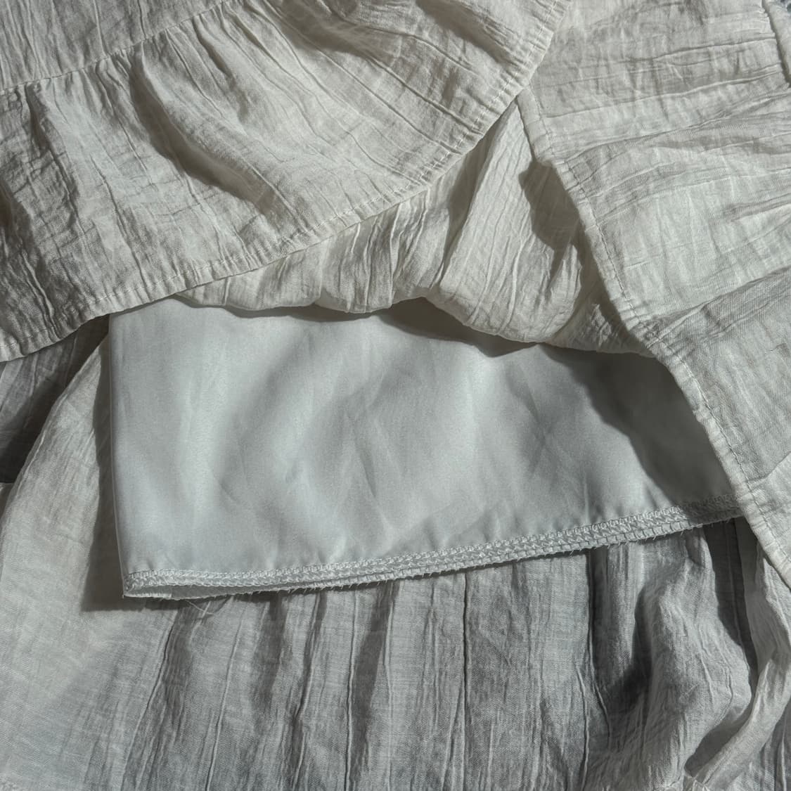 모리걸 화이트 프릴 스커트 상품이미지3