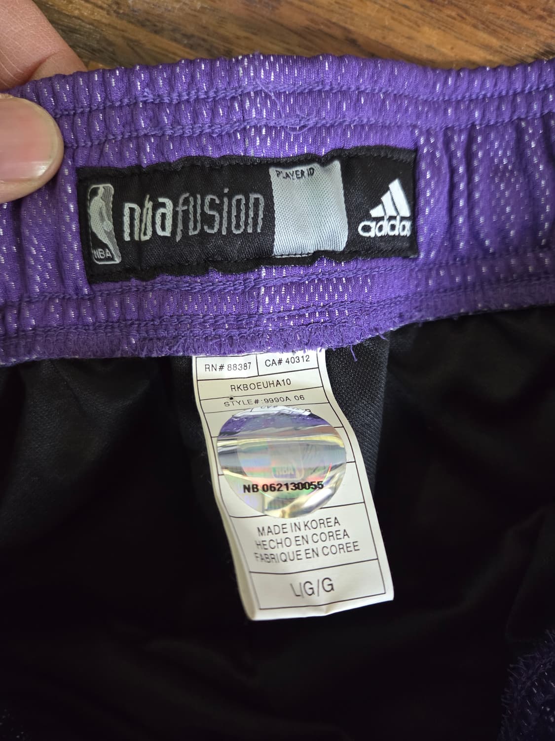 아디다스 nba 빈티지 삼선 농구 반바지 Lg 상품이미지4