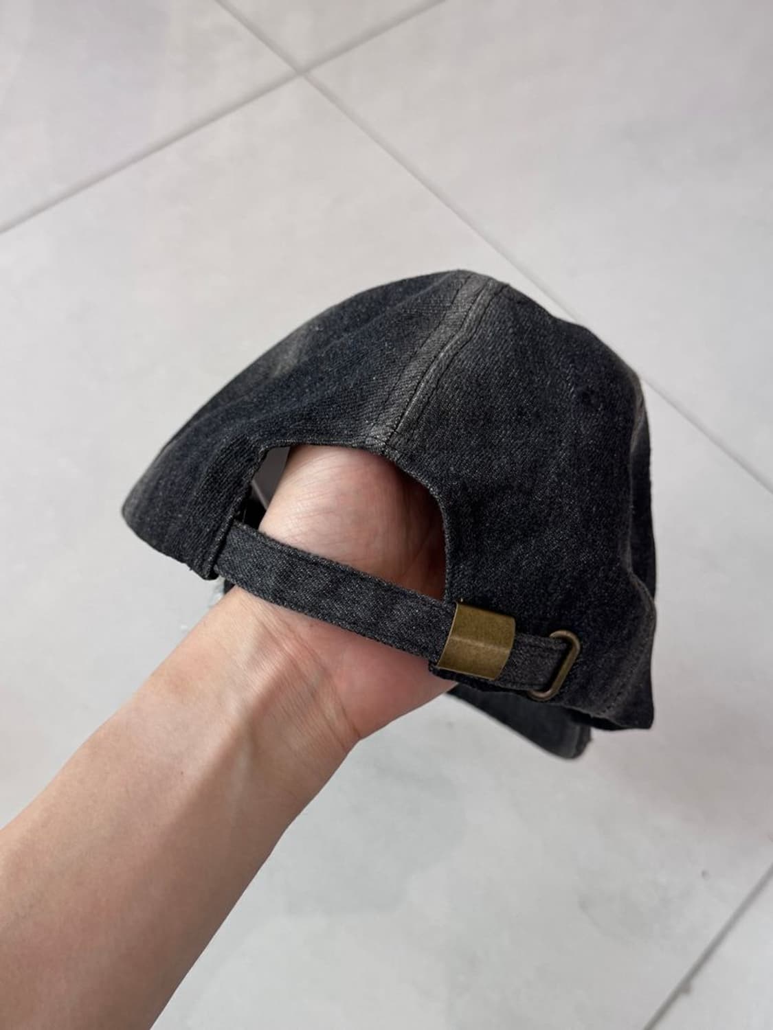 LOGO DENIM CAP 로고 데님 모자 상품이미지3