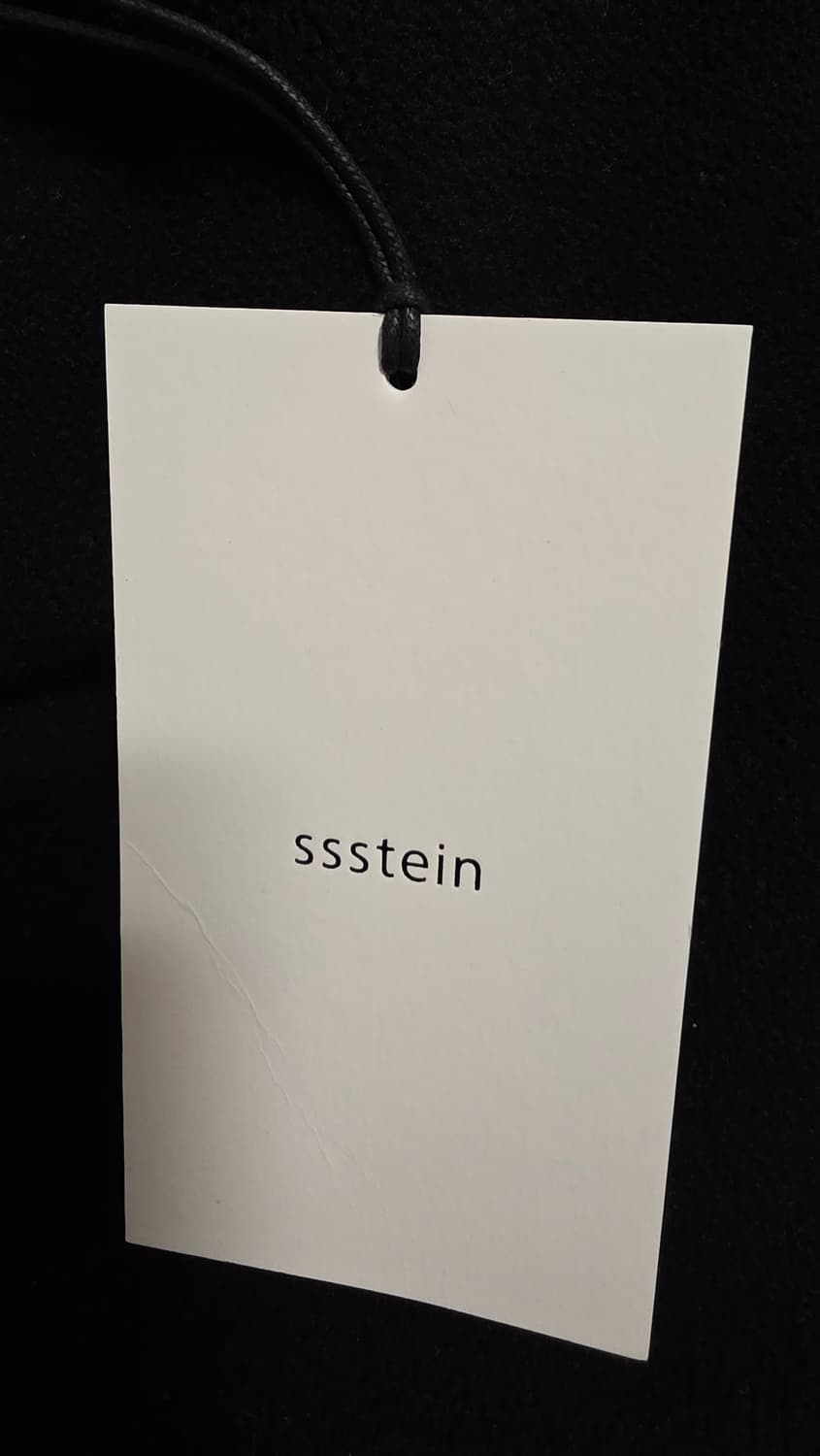 ssstein 슈타인 25ss 울 캐시미어 코트 블랙 상품이미지10