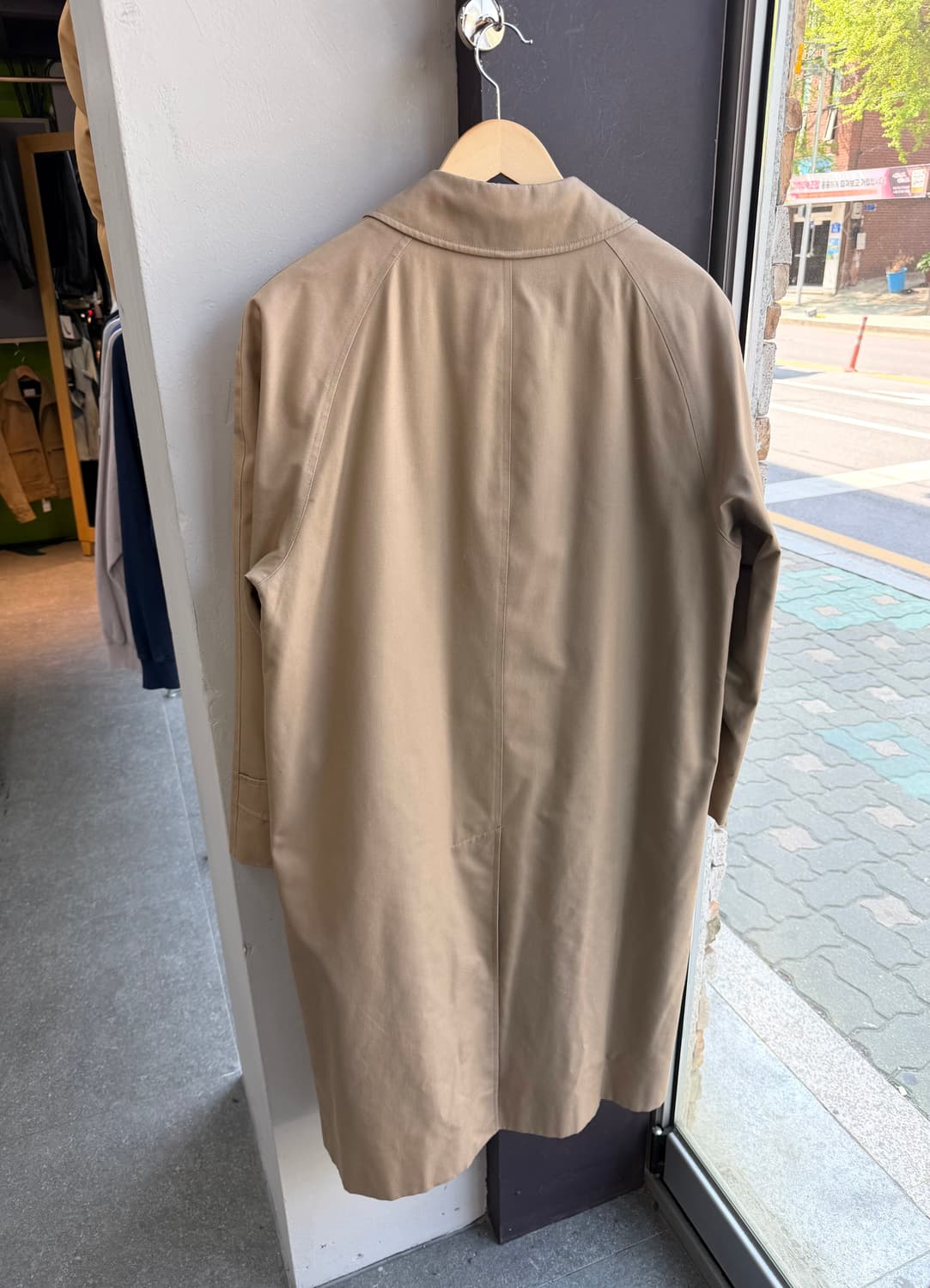 S/ 버버리 울라이닝 개버딘 브라이튼 맥코트 상품이미지7