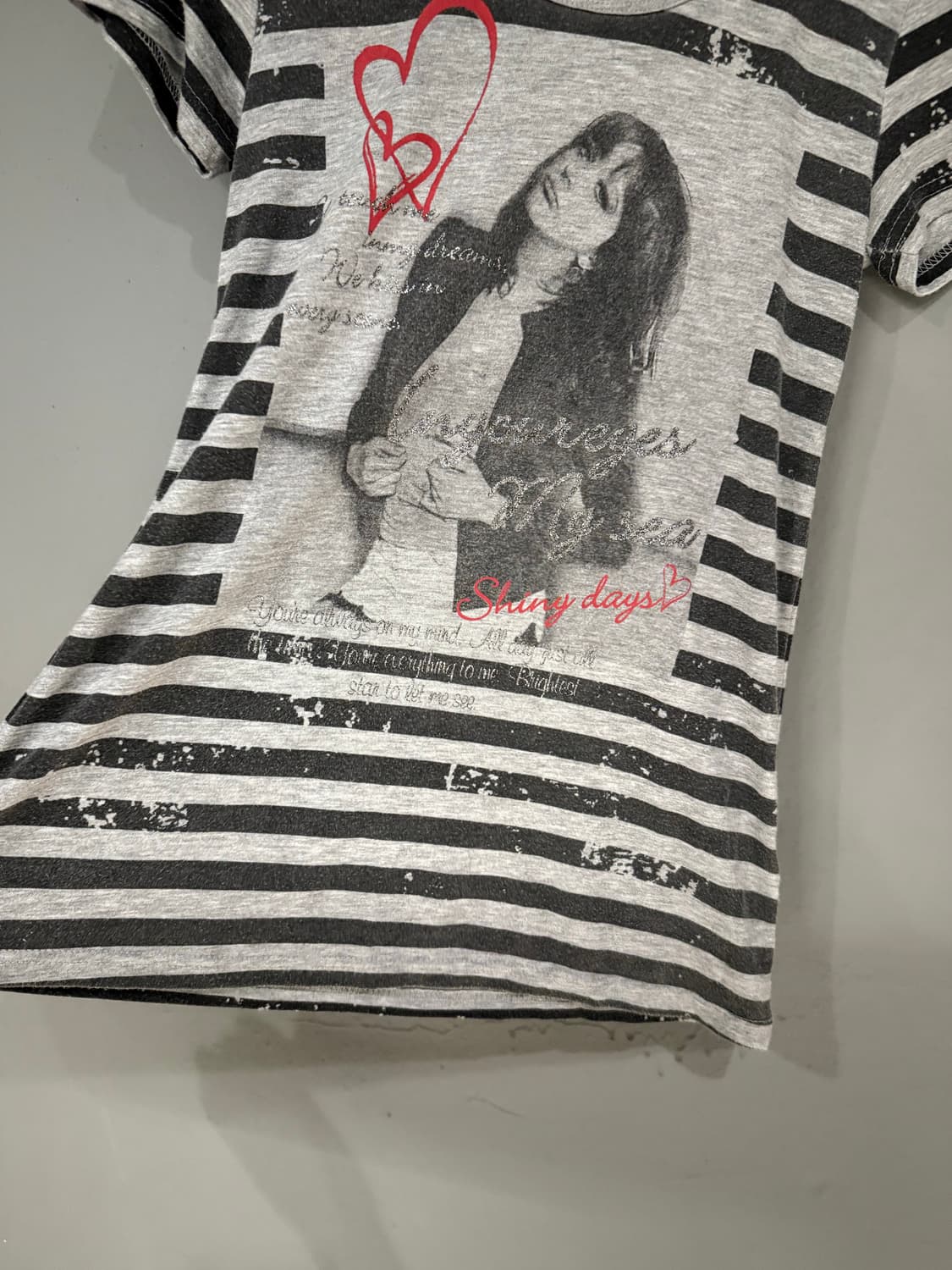 girl printing stripe pattern top 상품이미지6