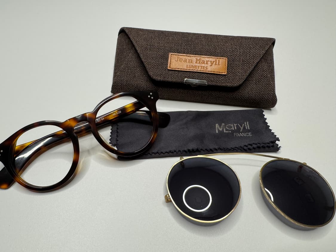 쟝마릴 po.82m m.539 (호피) 안경 판매합니다. 상품이미지1