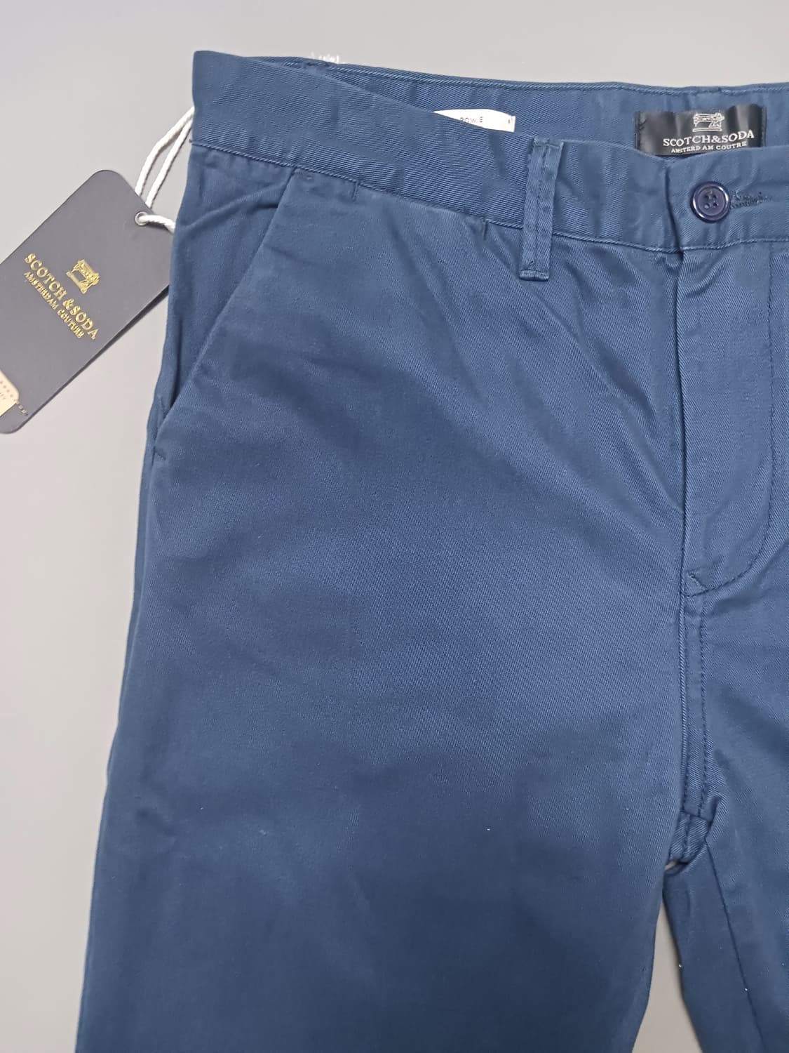 새상품 [36] 스카치앤소다 보위 가먼트다잉 슬림핏 치노 팬츠 네이비 상품이미지2