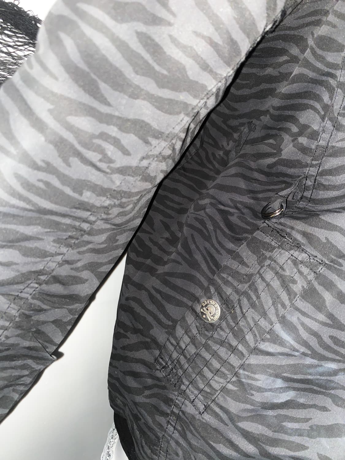 바츠 스튜디오 유니언잭 지브라 패딩 자켓 ໒꒱ 상품이미지5