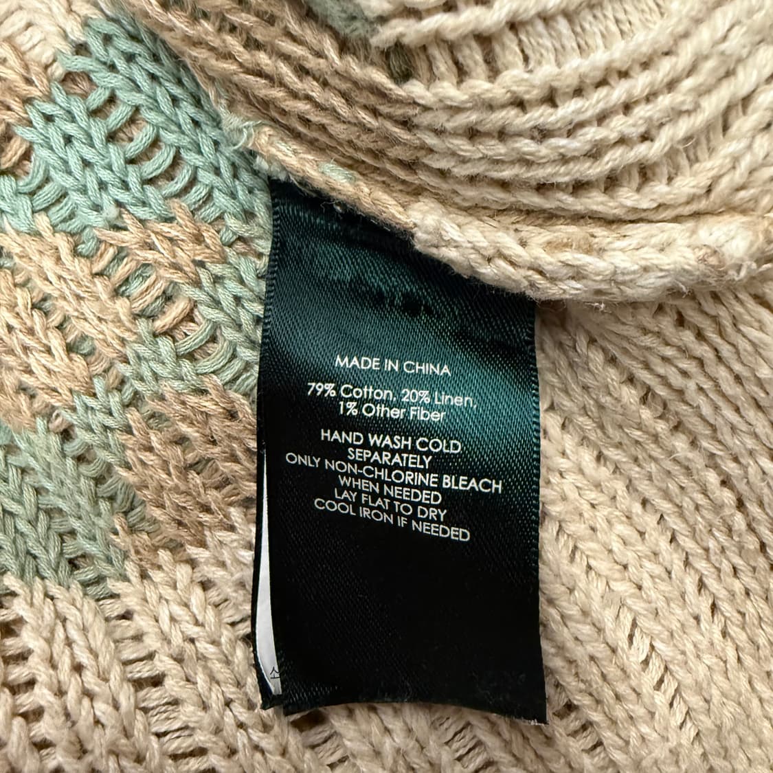 폴로 랄프로렌 모리 베이지 빈티지 니트  상품이미지6