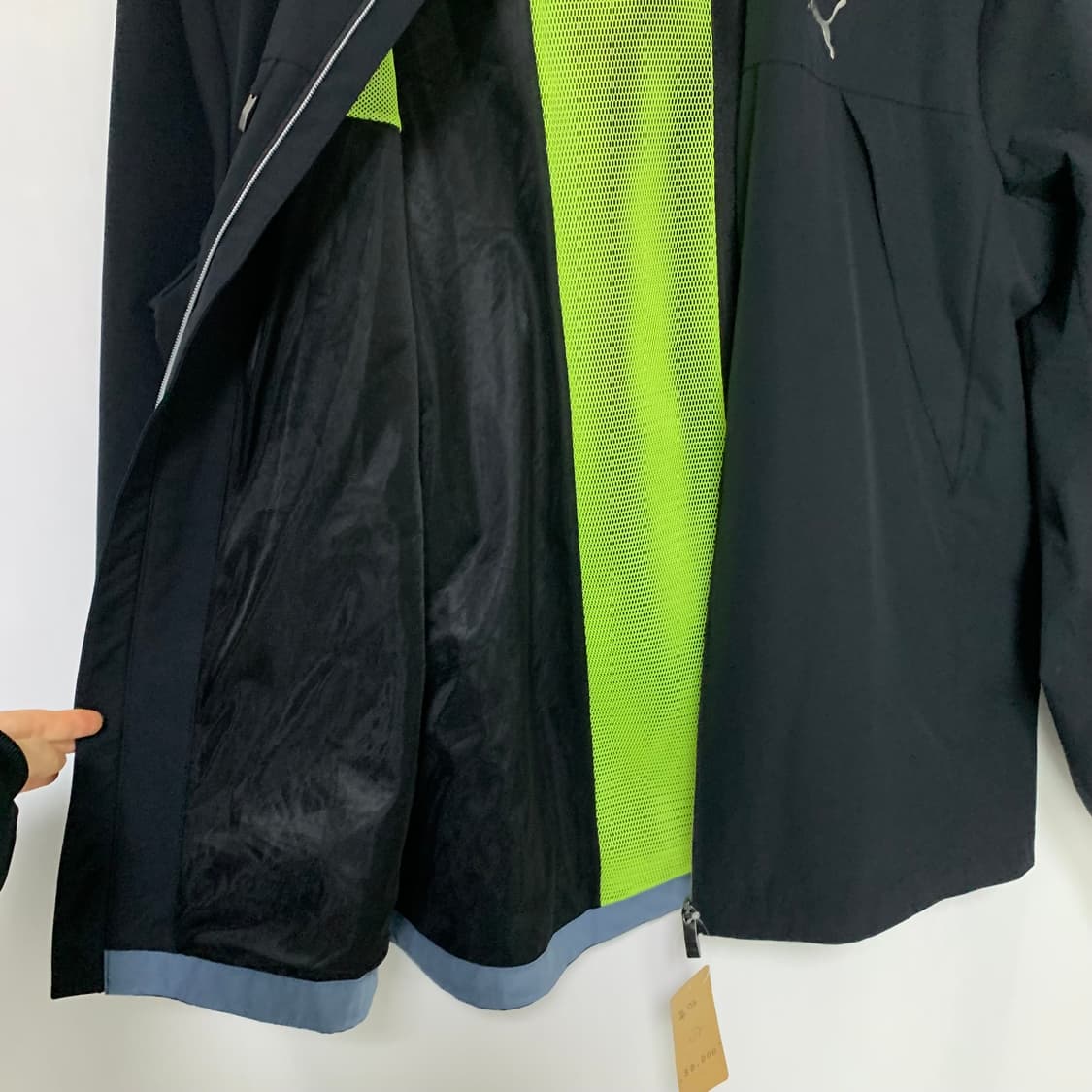 푸마 퓨마 블랙 바람막이 자켓 빈티지 스포츠웨어 XL 상품이미지5