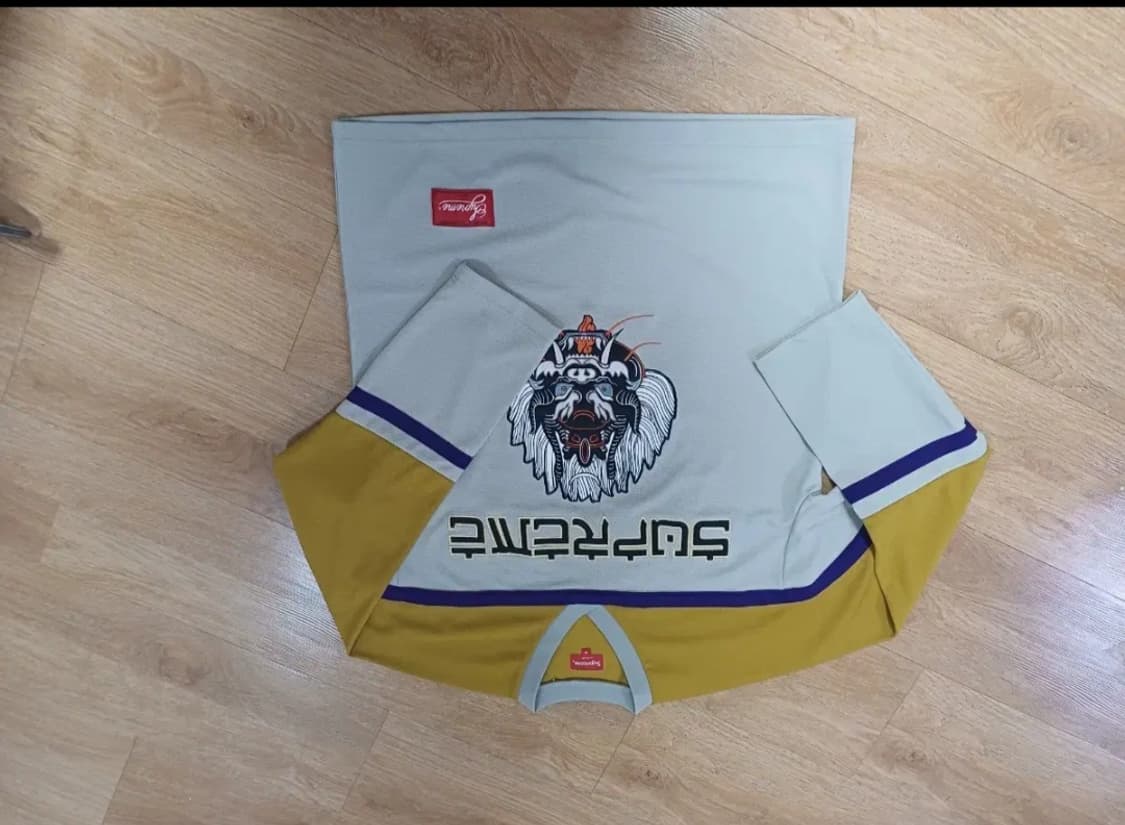 슈프림 데몬 하키 져지 그레이 m 상품이미지2