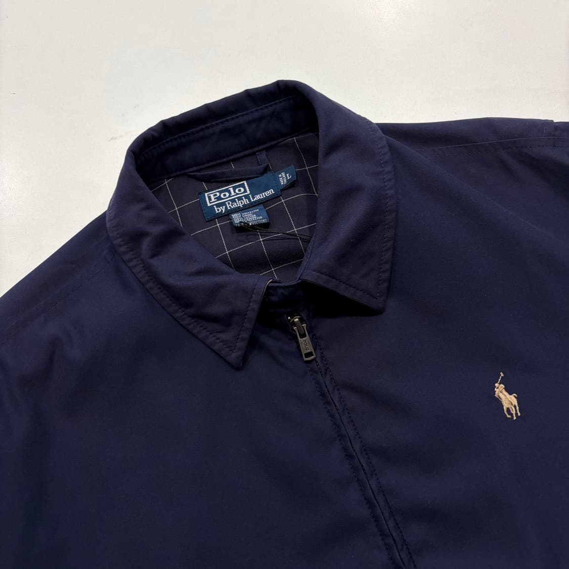 [L] 폴로 랄프로렌 네이비 블루종 해링턴 자켓 D300 상품이미지3