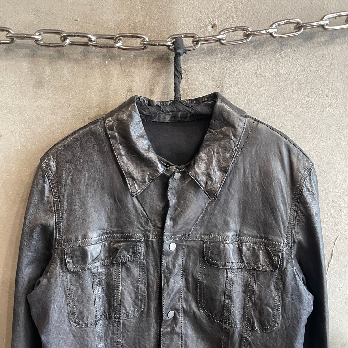 살바토레 산토로 램스킨 자켓 상품이미지3