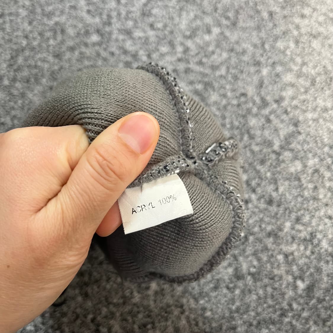 빈티지 S로고  방울 비니 상품이미지2