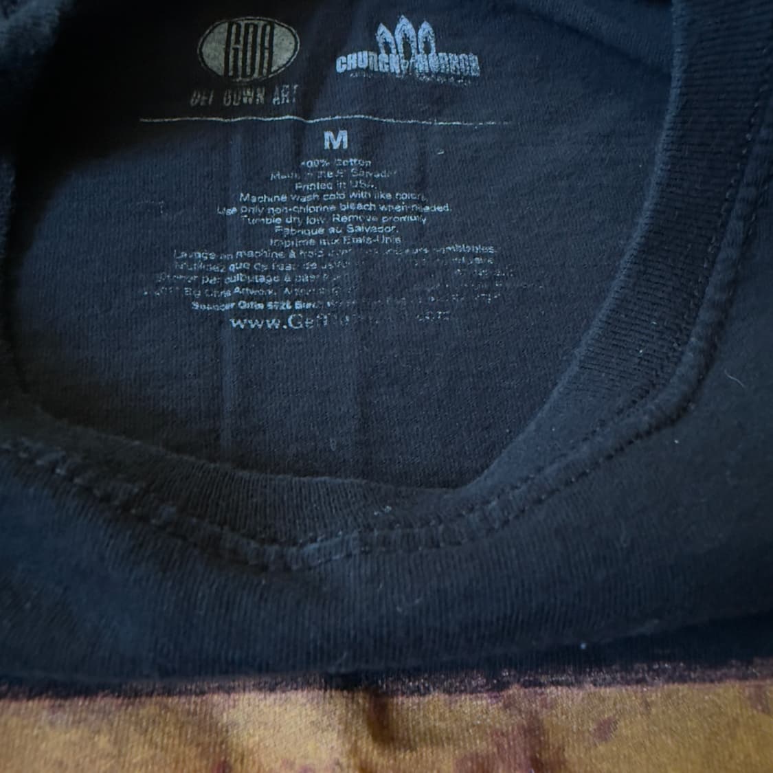 빈티지 공포영화 호러 캐릭터 매쉬업 티셔츠 상품이미지2