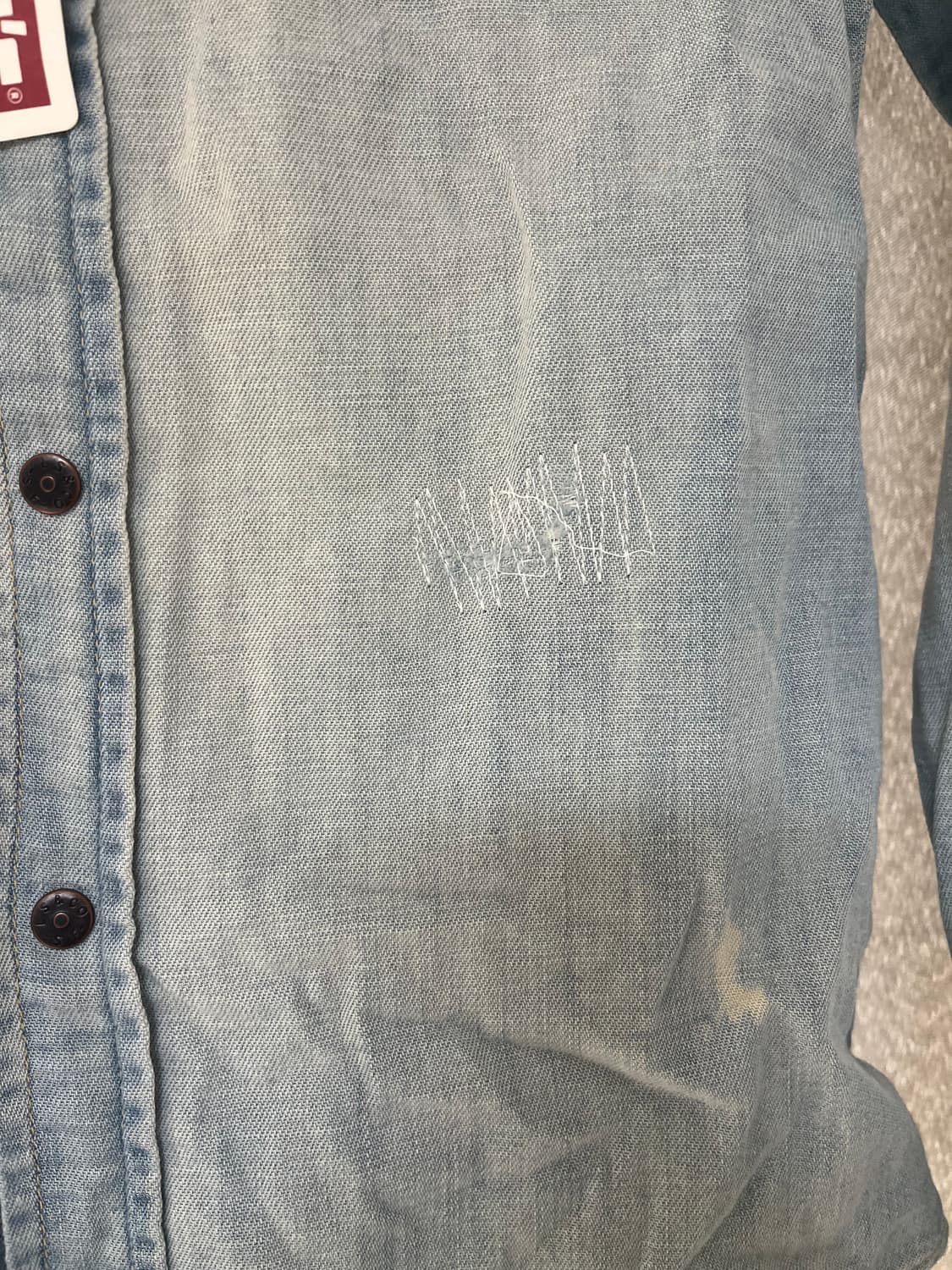 LVC 웨스턴 데님 셔츠 새제품(리바이스, RRL, LVC) 상품이미지2