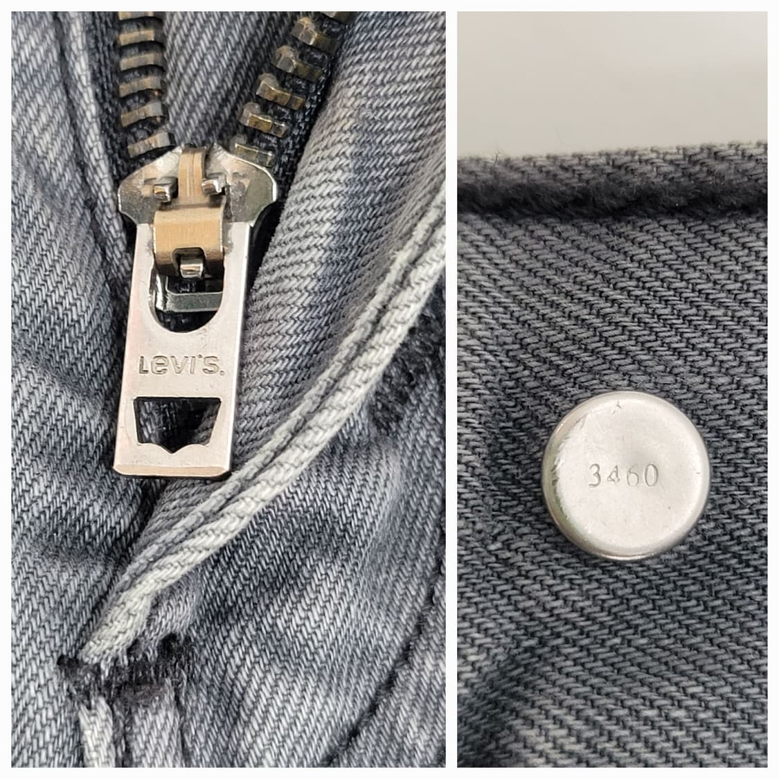 LEVI'S 리바이스 514 빈티지 데님 팬츠 / 남 34 그레이
 상품이미지9