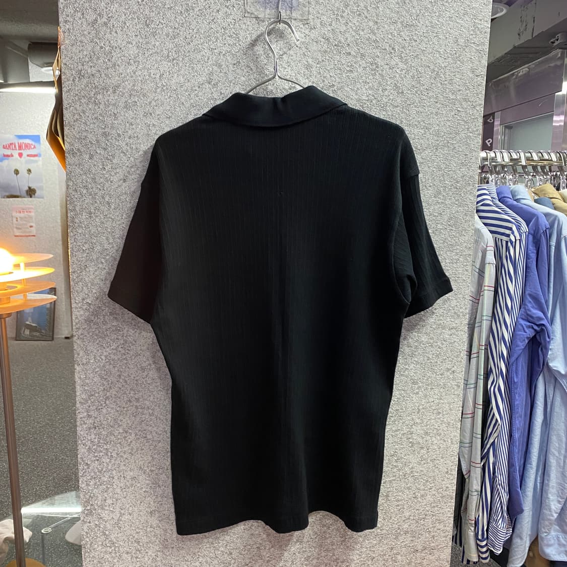 아디다스 스트라이프 디테일 올드스쿨 카라넥 반팔 B4866 상품이미지4