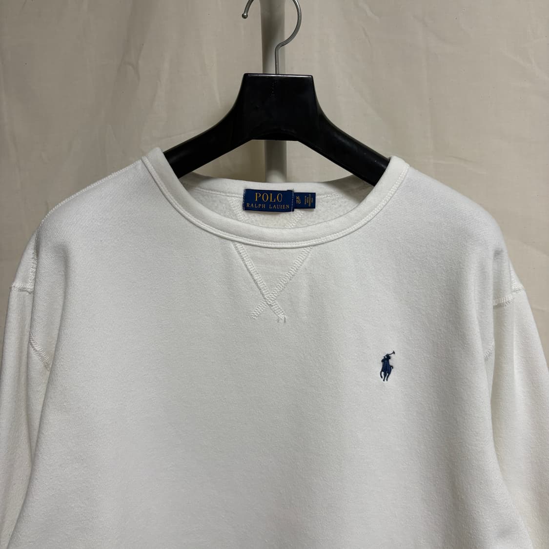 폴로 랄프로렌 기모 스웻셔츠 맨투맨 / 화이트, XL 상품이미지2