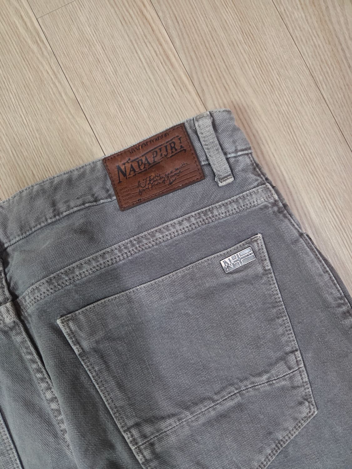 나파피리 그레이 원워싱 팬츠 상품이미지7