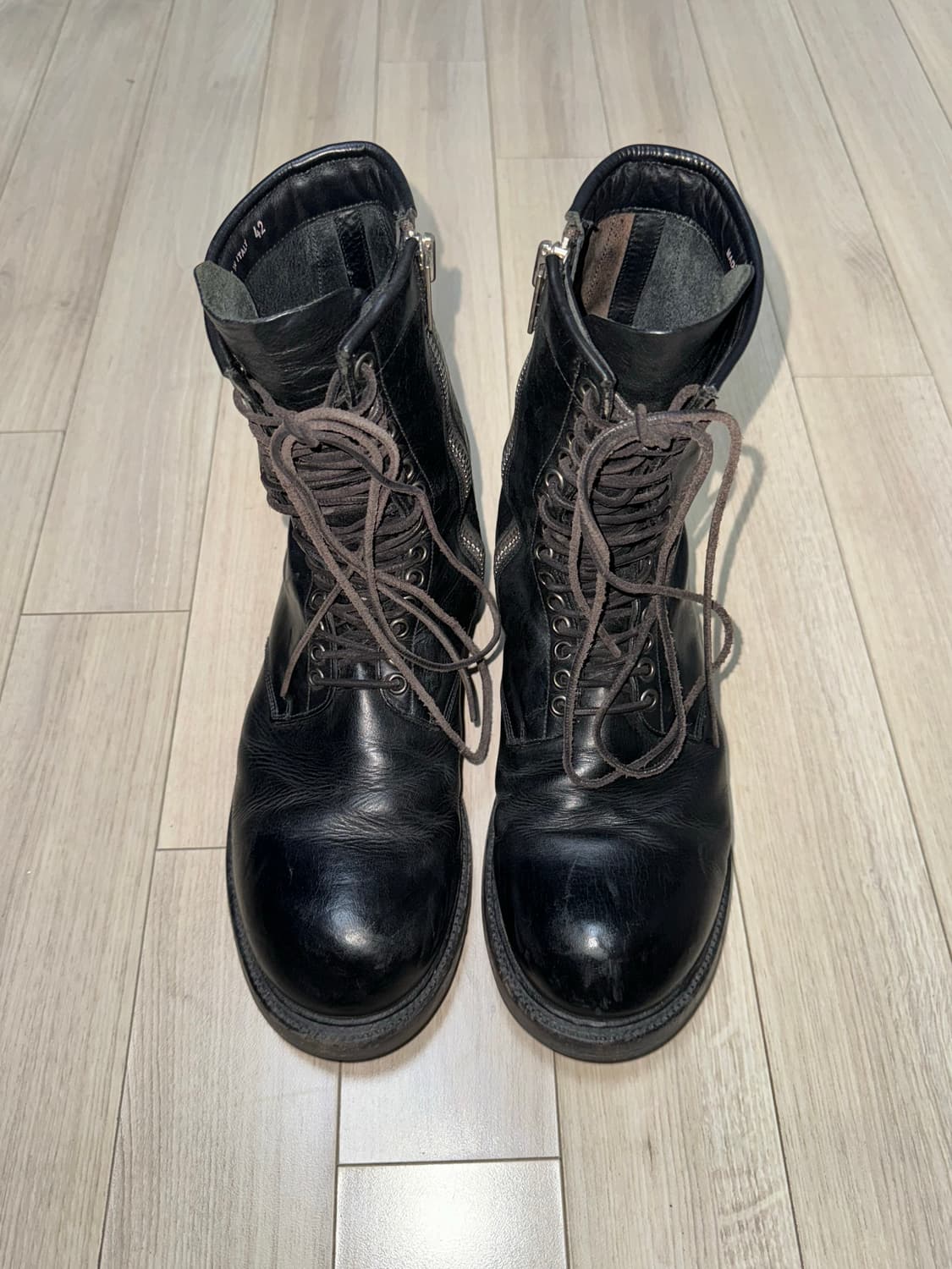 [42] 릭오웬스(Rick Owens) 소프트 레더 컴뱃 부츠 상품이미지3