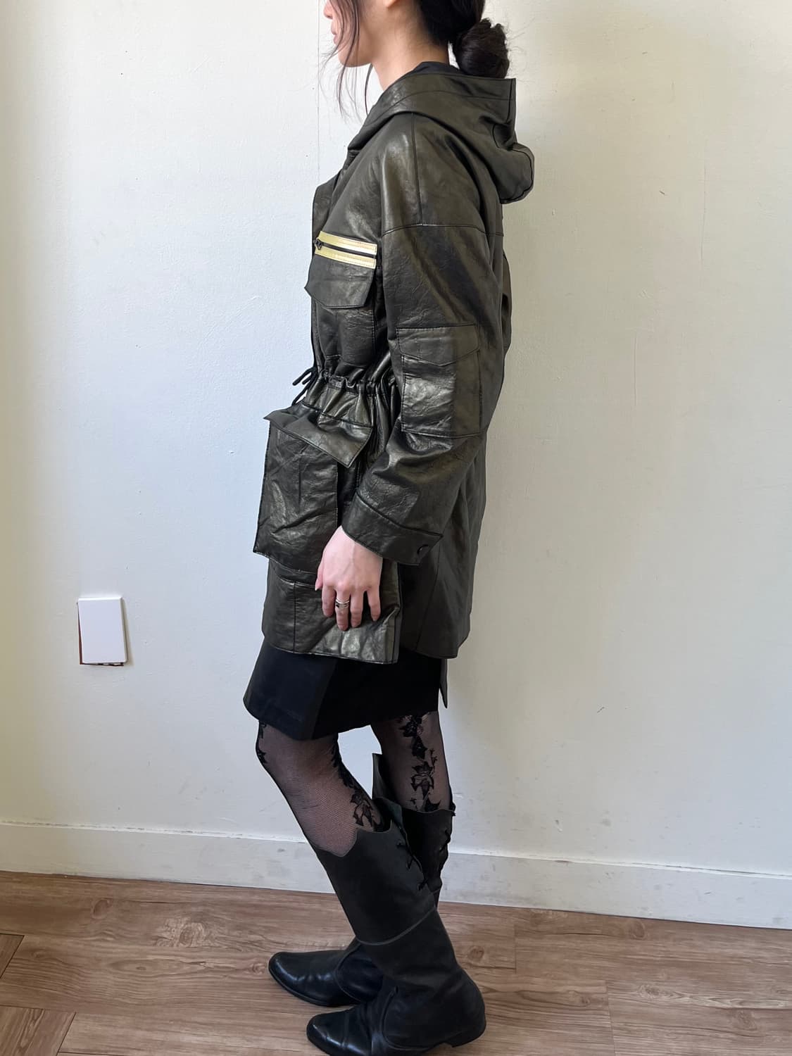 Max Cartizio 레더 후드자켓 상품이미지6