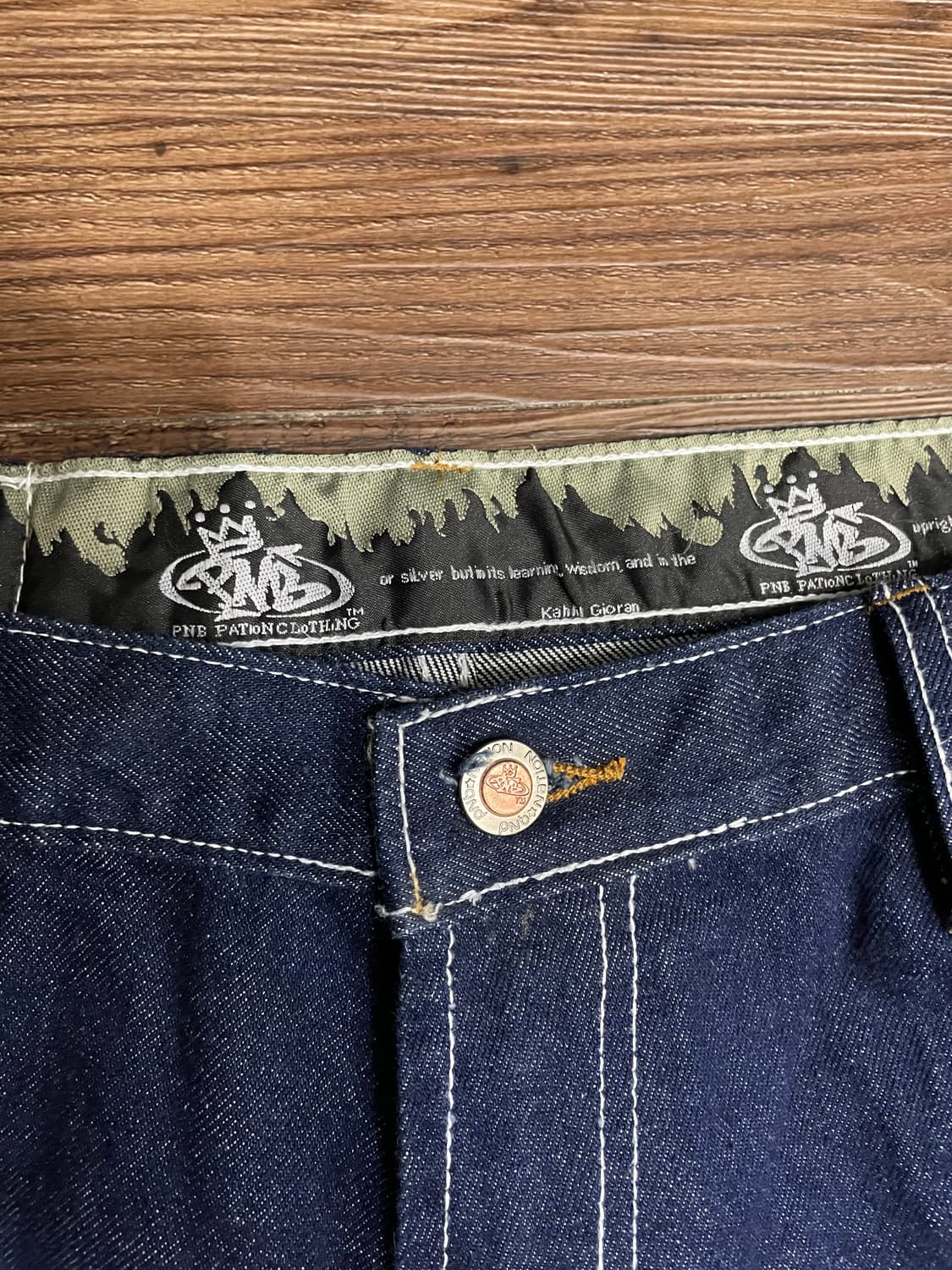 PNB NATION CLOTHING 버뮤다 데님 카펜터 팬츠 생지 상품이미지8