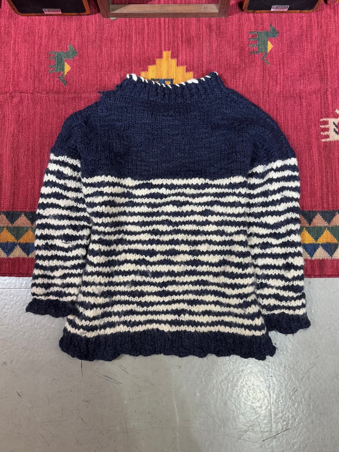 Handmade anchor 헤비 울 니트 상품이미지7