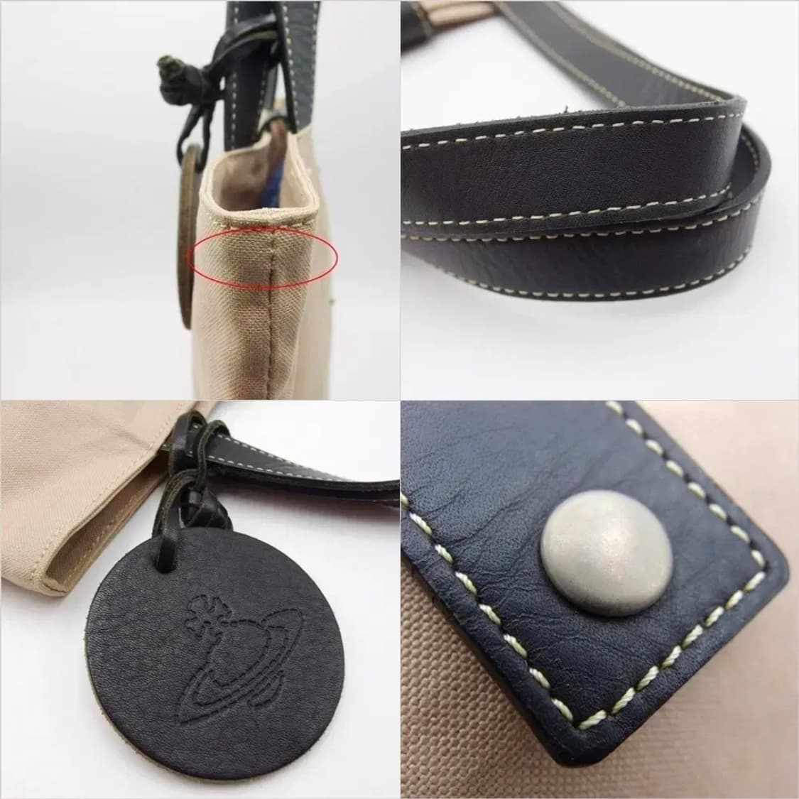 비비안 웨스트우드  I LOVE CRAP 캔버스 토트백 상품이미지7