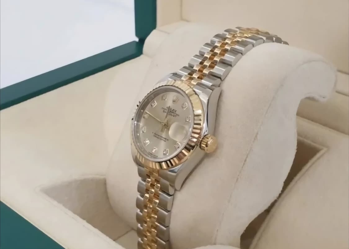 (정품 풀구성)롤렉스 데이저스트 18k콤비 다이아 여성 시계 풀박스구성 상품이미지2