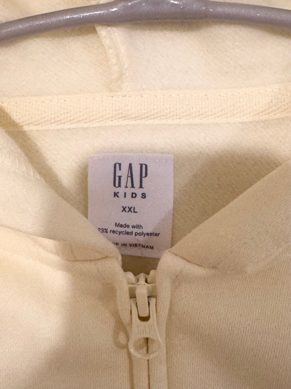 희귀) gap 갭 키즈 리본 레몬옐로우 후드집업 상품이미지3