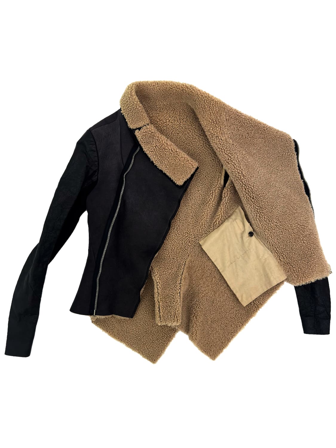 Rick Owens  Shearling Biker Jacket/ 38 상품이미지4