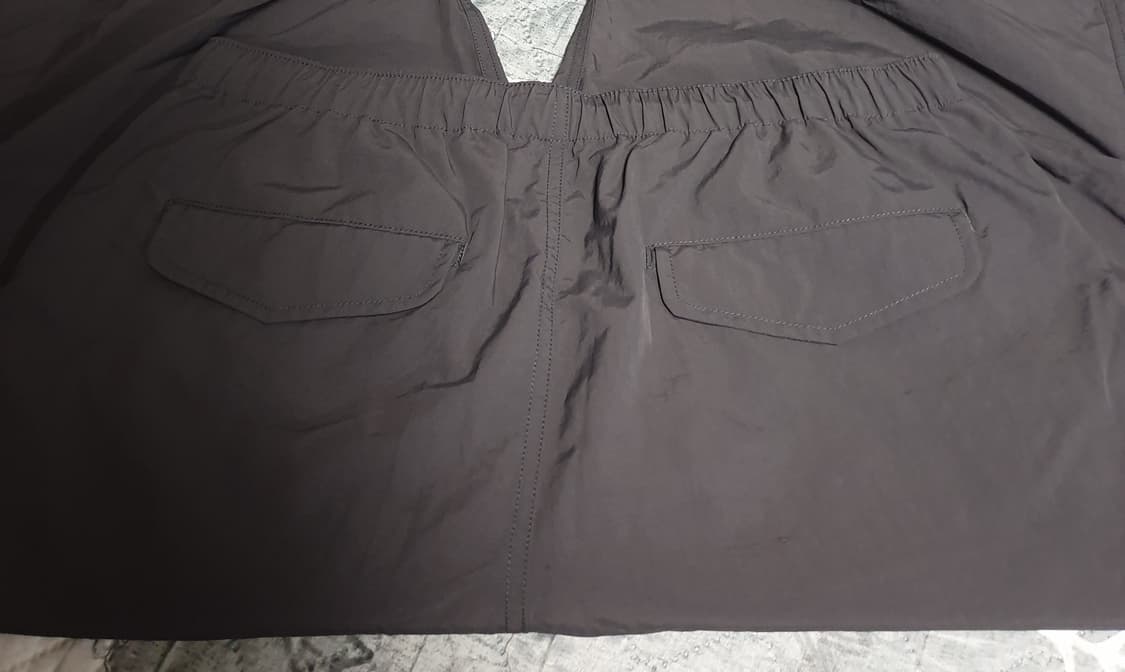 무신사스탠다드 와이드 나일론 파라슈트 팬츠 블랙 (34) 상품이미지2