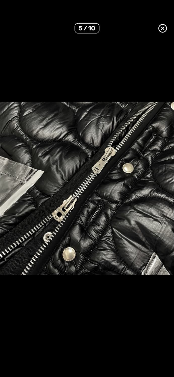 솔로이스트 22 S/S 퀼팅 라이너 베스트 블랙 L 상품이미지6