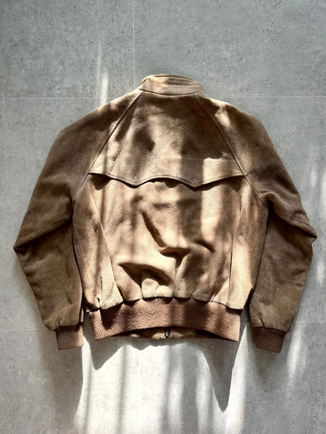 90's 폴로 랄프로렌 헤비 스웨이드 헤링톤 자켓 S 상품이미지10