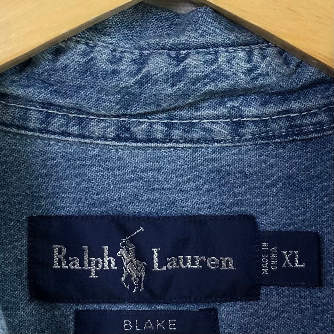Xxl 폴로 데님 셔츠 상품이미지3