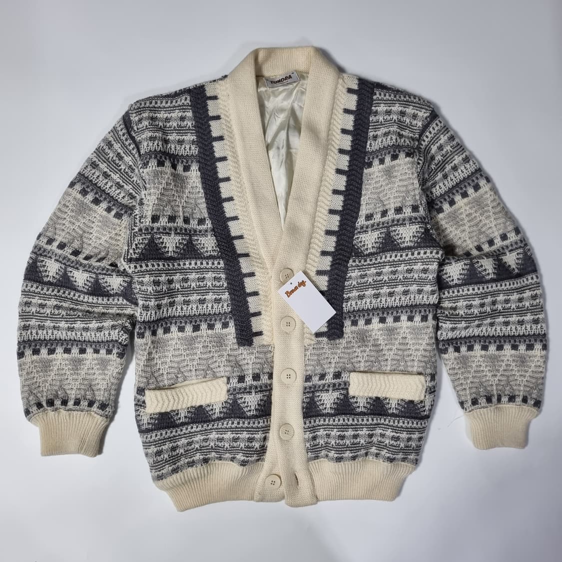 캐나다 코위찬 니트 가디건  상품이미지1