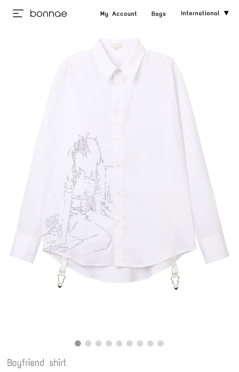 본네 bonnae boyfriend shirt 상품이미지5