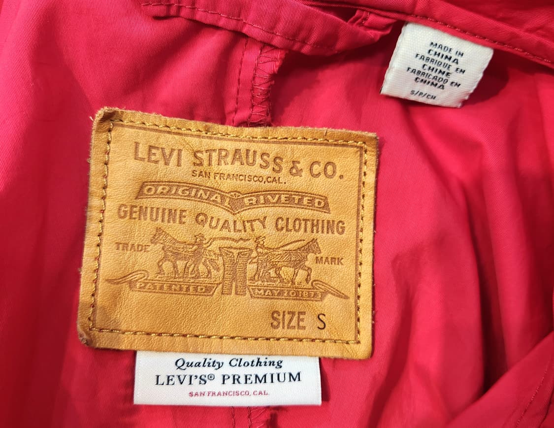 남,여 프리)LEVIS 리바이스 후드 믹스 데님 자켓 상품이미지7