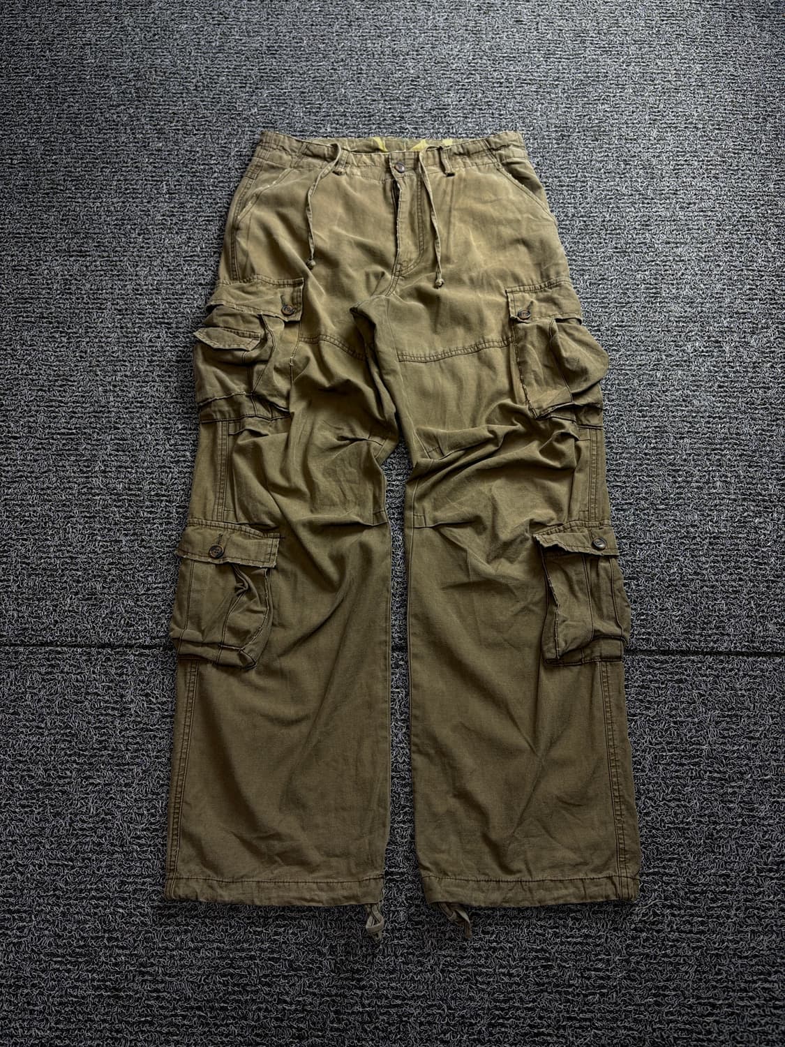 00s Y2K 빈티지 멀티포켓 카고 퍼티그 팬츠 1441 상품이미지2