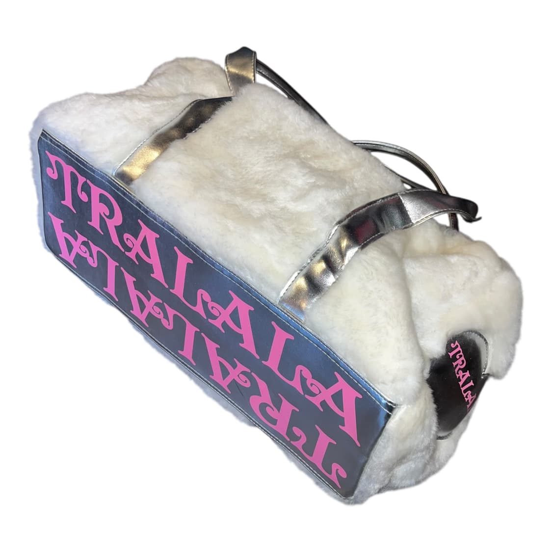 TRALALA 트랄라라 화이트 퍼 가방 키치갸루y2k 상품이미지1