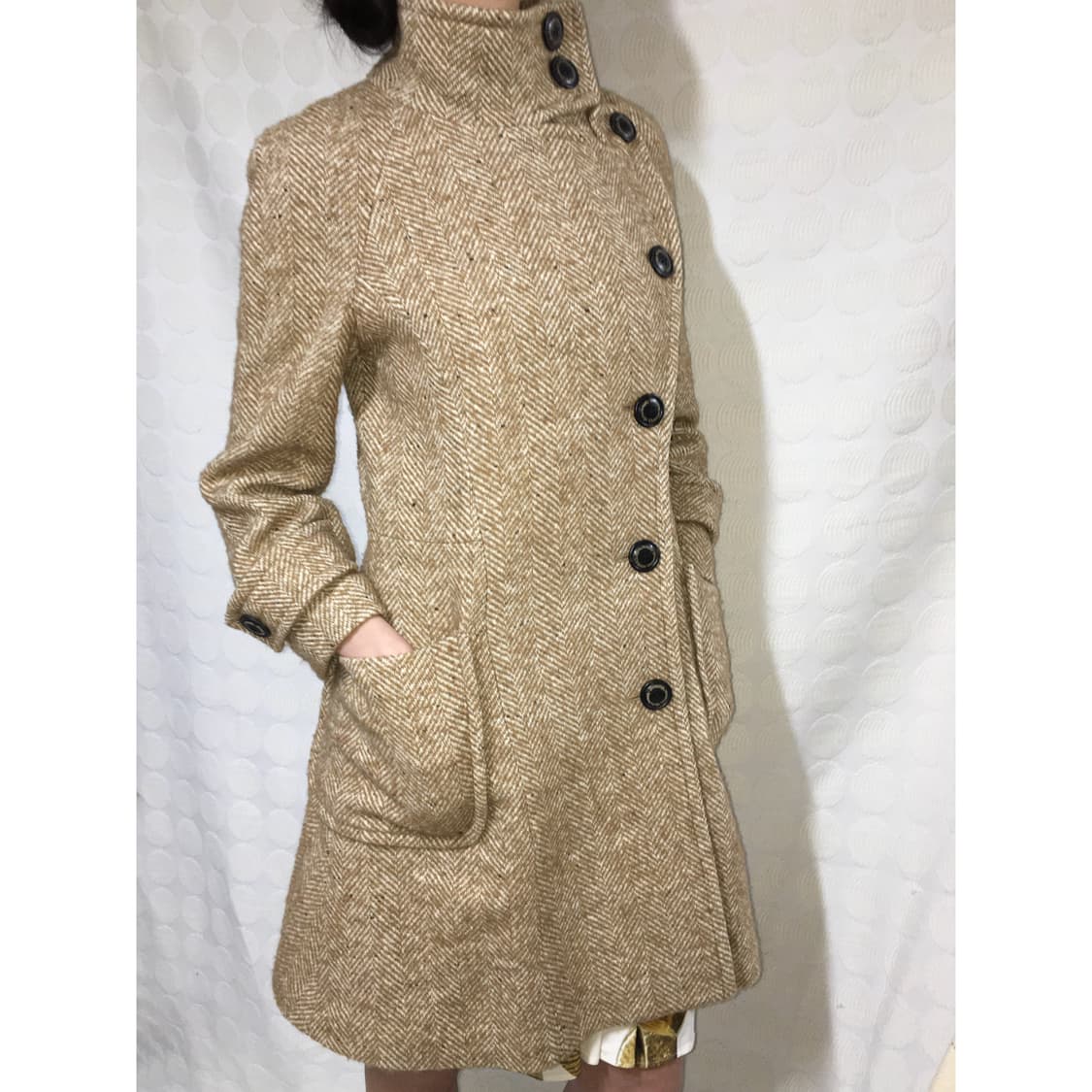 비비안 웨스트우드 나이트 디테일 울 니트 롱 코트 상품이미지3