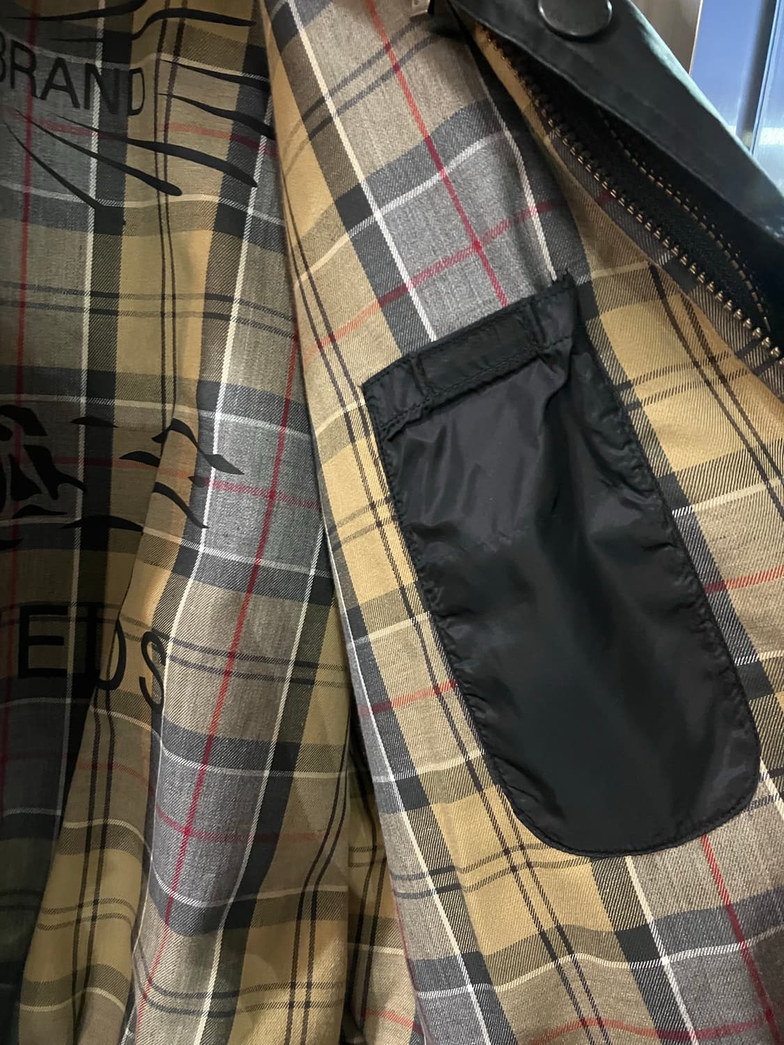 바버 카본 피니쉬 플라이어 자켓 XL 상품이미지8