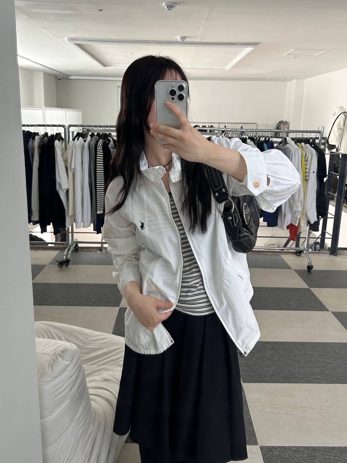 폴로 랄프로렌 화이트 바라쿠타 해링턴 자켓  상품이미지10