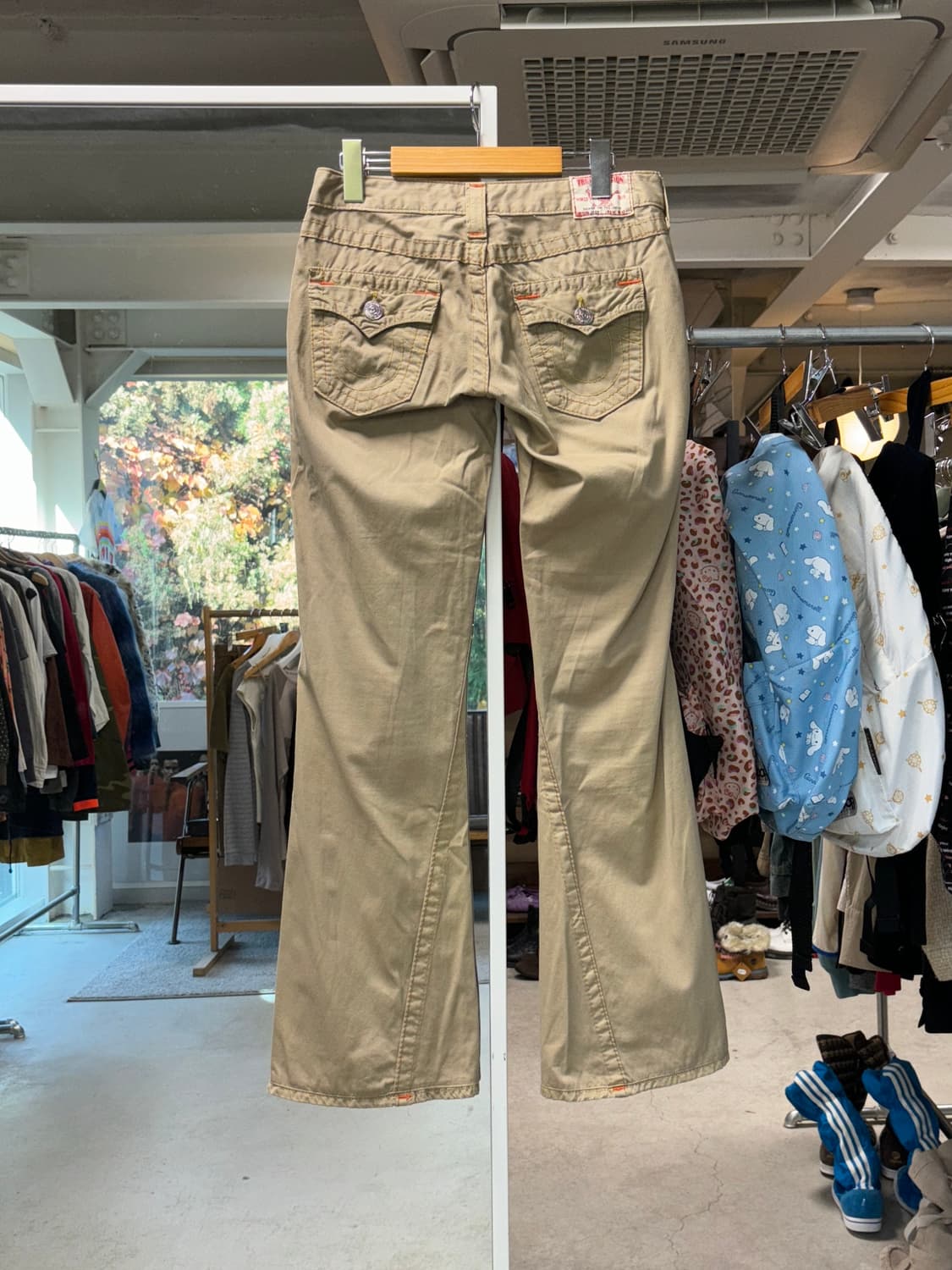 트루릴리전 코튼 플레어팬츠 상품이미지3