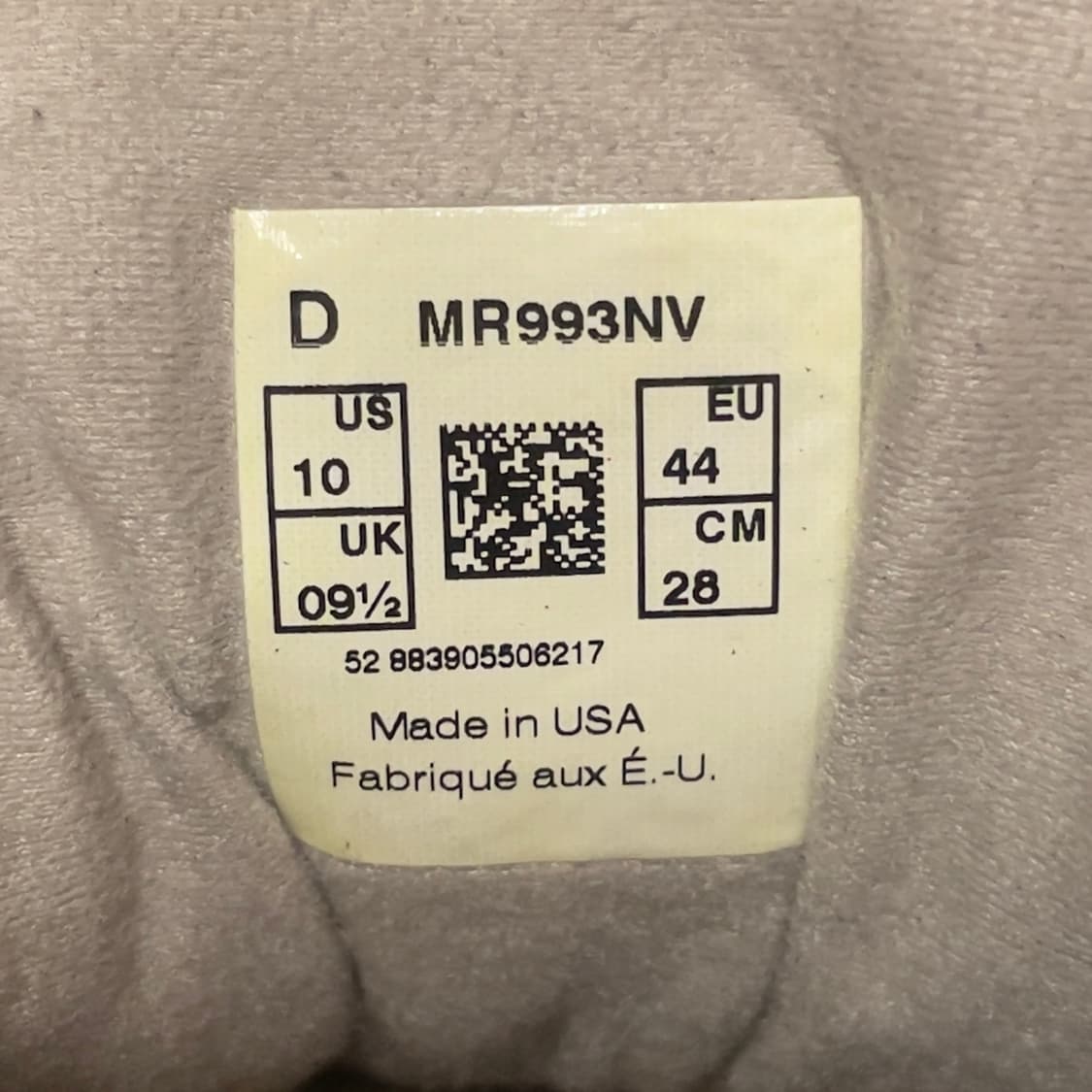 뉴발란스 993 네이비 스니커즈   상품이미지7