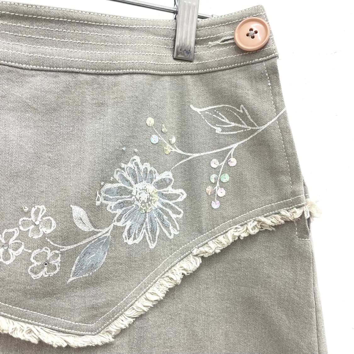 floral handkerchief hem skirt 상품이미지3