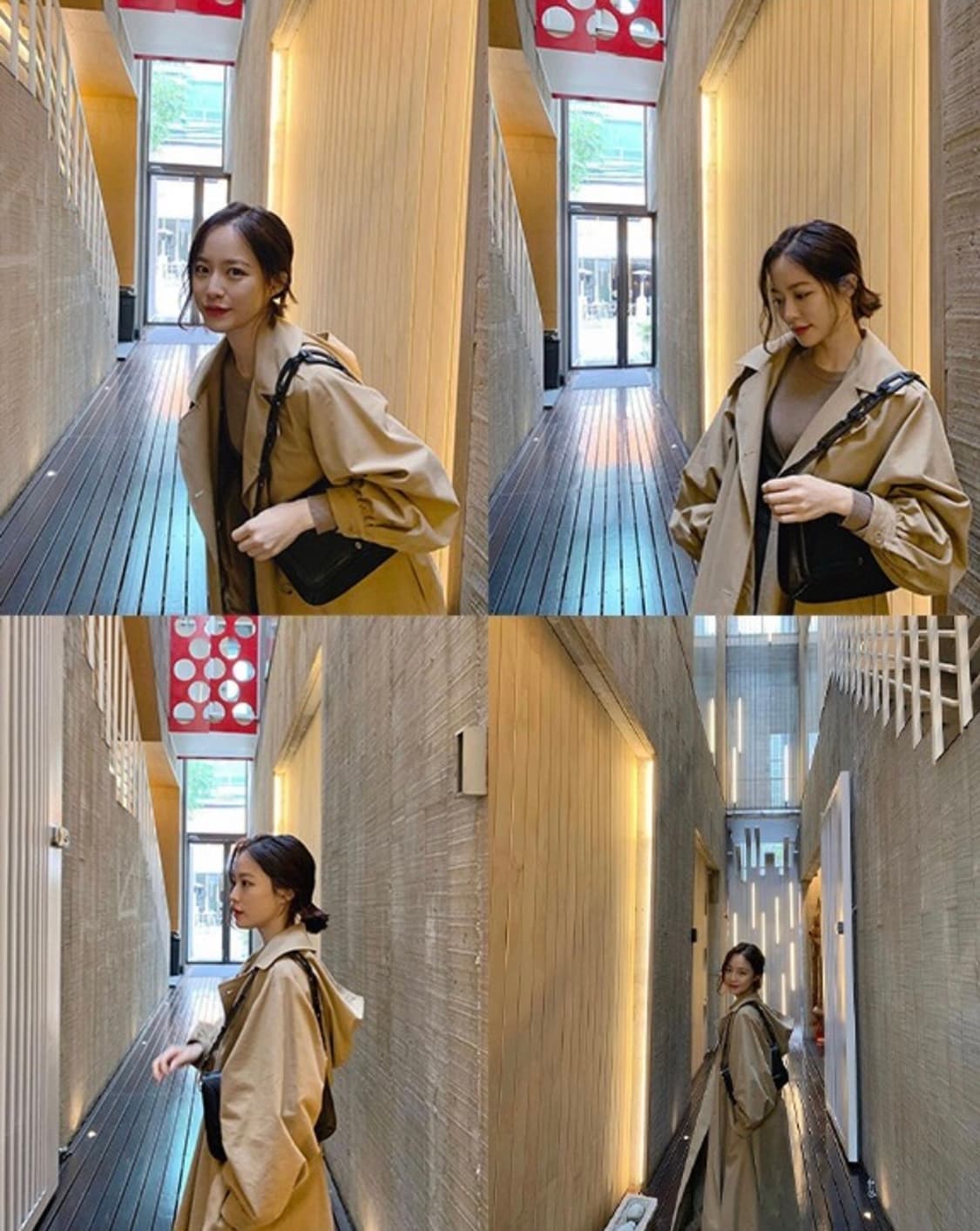 Akro 아크로 셔링 슬리브 후드 트렌치코트 상품이미지6