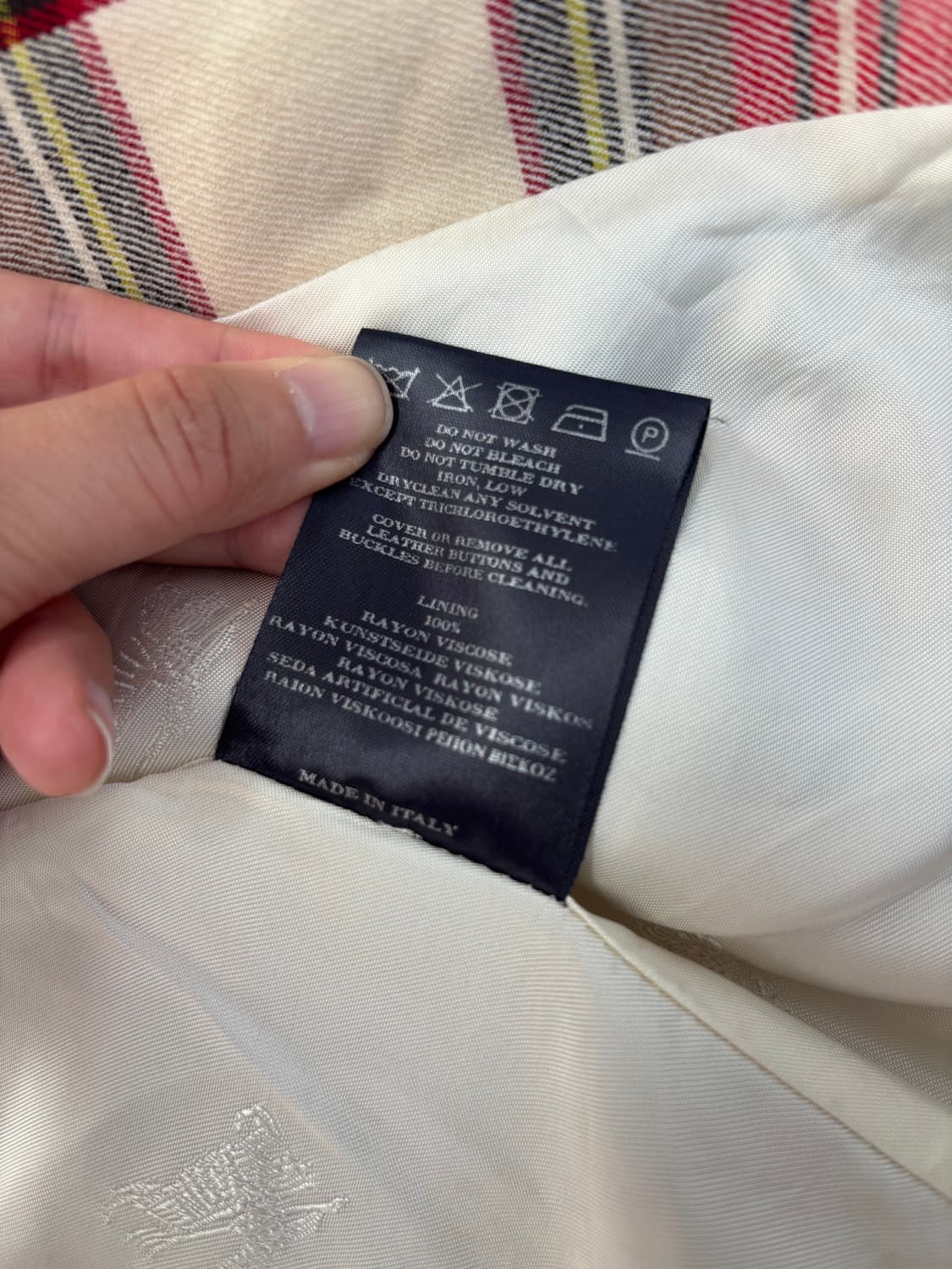 버버리 런던 아카이브 타탄체크 자켓  상품이미지9