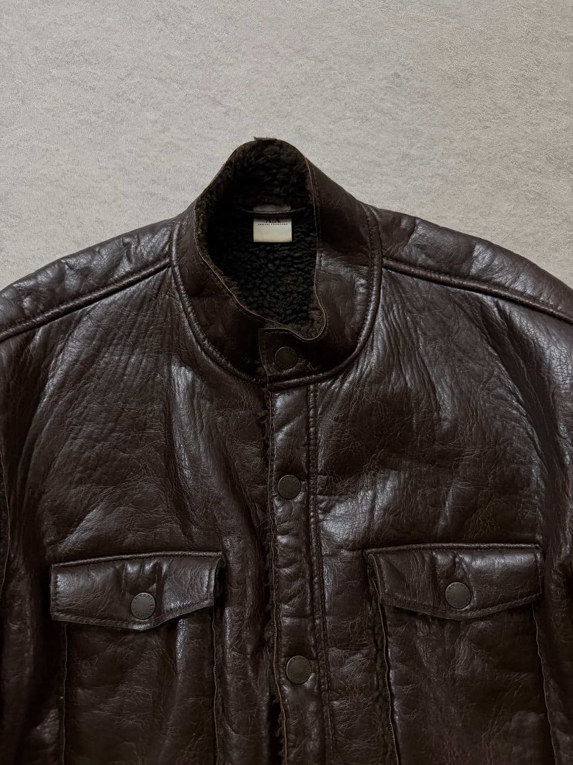 아르마니 익스체인지 퍼 라이닝 자켓 상품이미지5